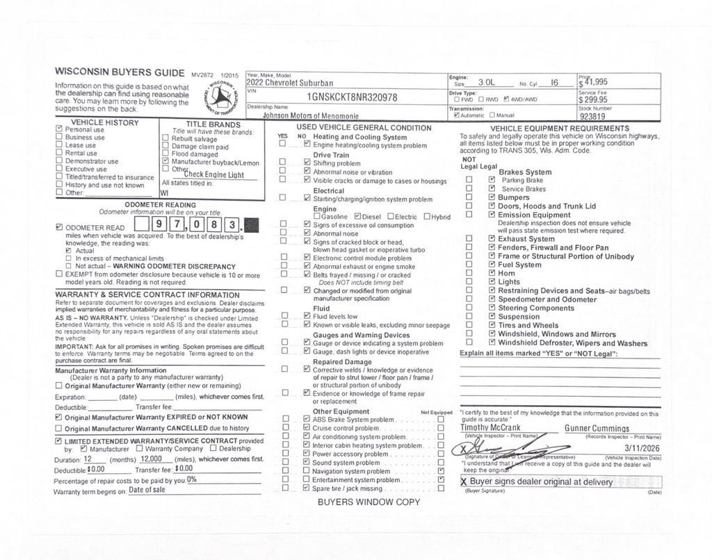 2022 Chevrolet Suburban LT