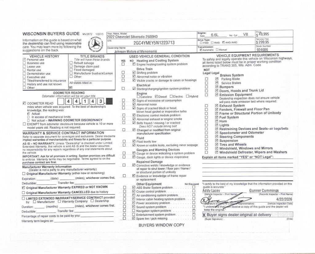 2022 Chevrolet Silverado 2500 HD Custom