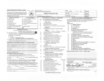 2021 Ford Transit Connect Van XLT