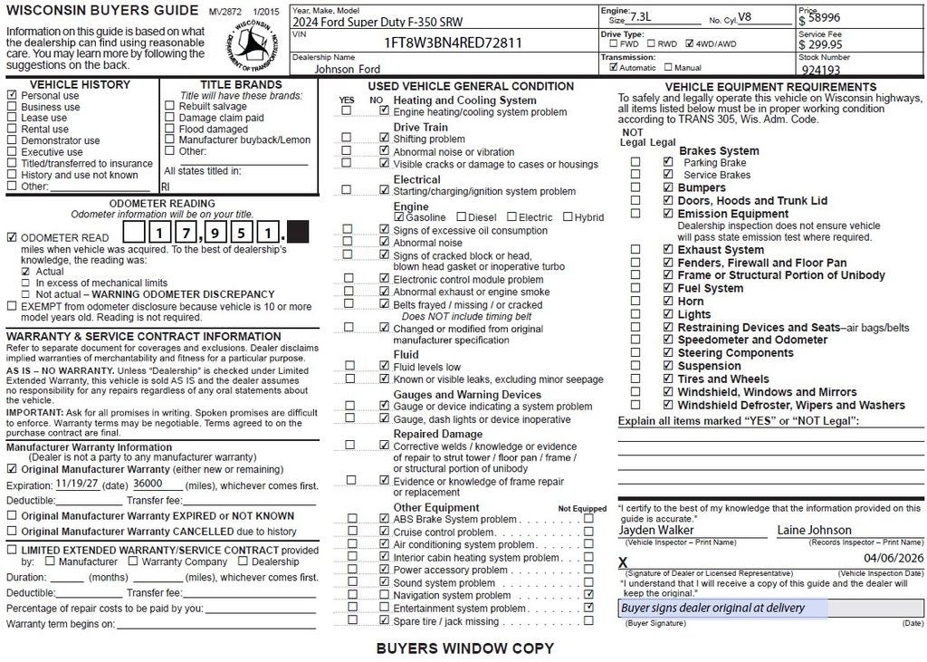 2024 Ford F-350SD XL