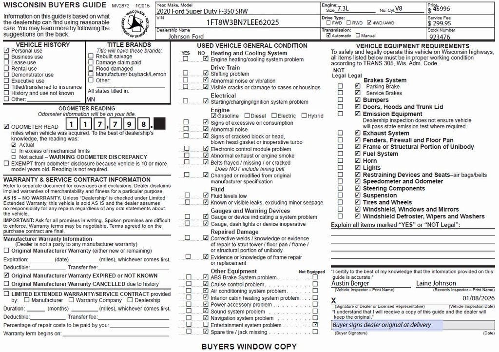 2020 Ford F-350SD Platinum
