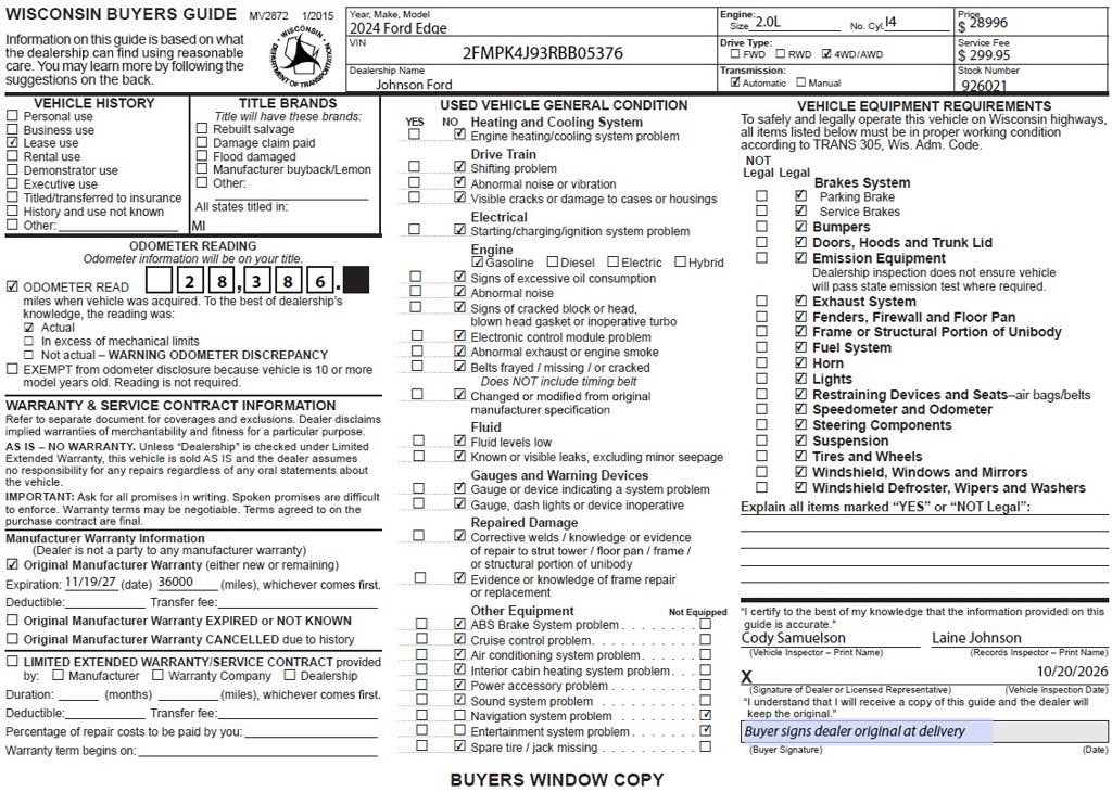2024 Ford Edge SEL
