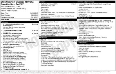 2025 Chevrolet Silverado 1500 LTZ