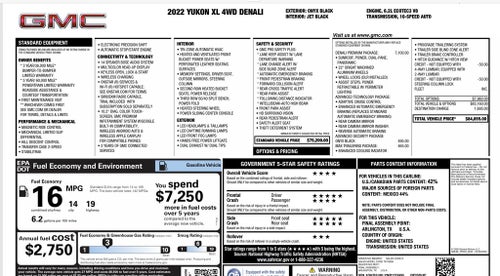 2022 GMC Yukon XL Denali