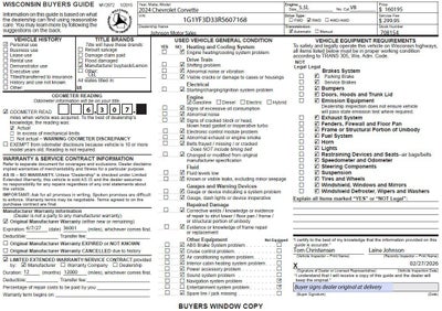 2024 Chevrolet Corvette 3LZ